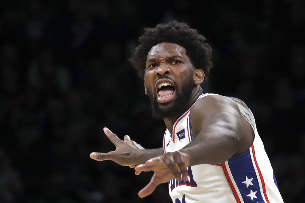 青岛队轻取勇士，恩比德高光表现